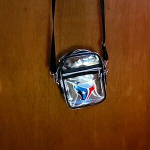 Clear cross body purse